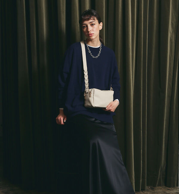 LOWELL things「【TVドラマ使用商品】Frec/WファスナースクエアショルダーBAG」|ショルダー・メッセンジャー|