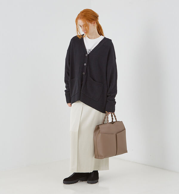 LOWELL things「Twiste/ダブルポケット2WAYトート L」|トートバッグ|