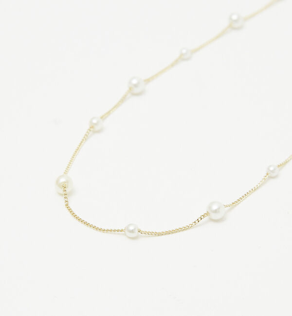 abahouse mavie「チェーンパールネックレス」|ネックレス|