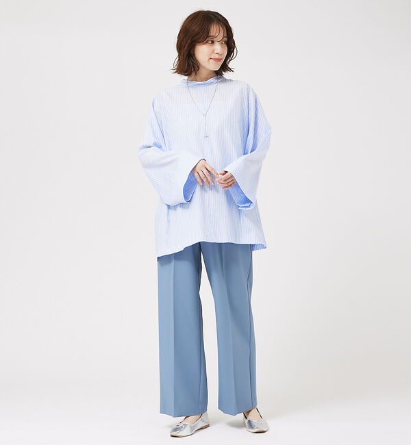 abahouse mavie「ワイドスリーブ2WAYシャツ」|シャツ・ブラウス|