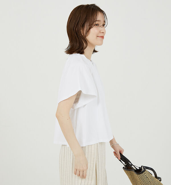 abahouse mavie「タックフレアーショートプルオーバー」|Tシャツ・カットソー|