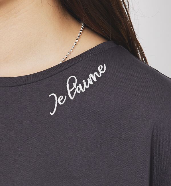 abahouse mavie「刺繍ロゴTシャツ」|Tシャツ・カットソー|