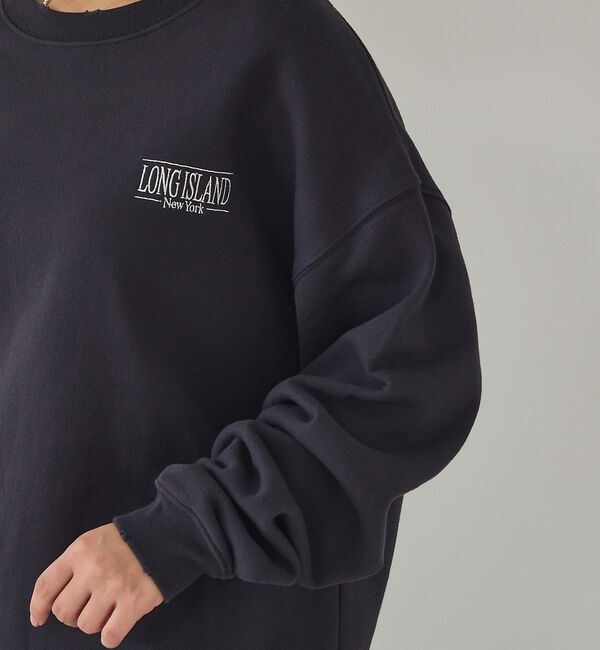 abahouse mavie「【ゆるっとこなれ感】ヴィンテージライクスウェット/冬服/長袖/刺繍/裏起毛」|スウェット・ジャージ|