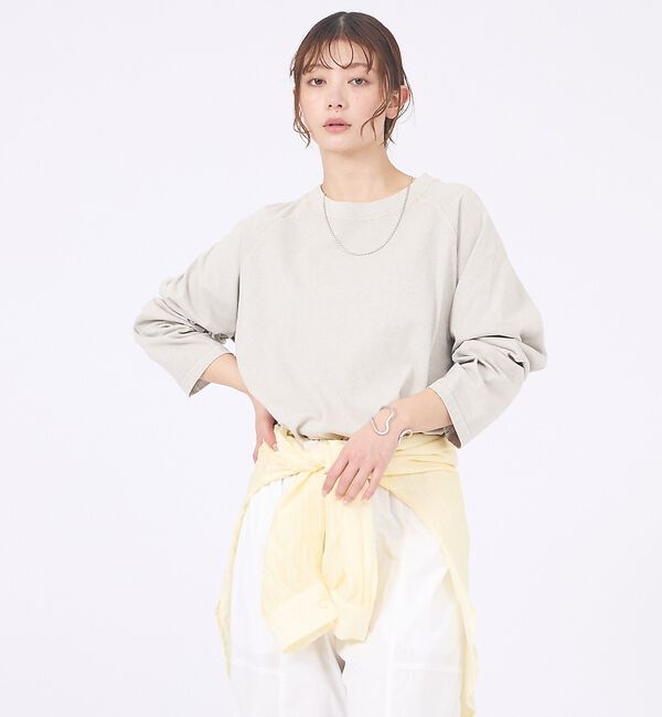 abahouse mavie「【バックロゴ】ラグランプルオーバー」|Tシャツ・カットソー|