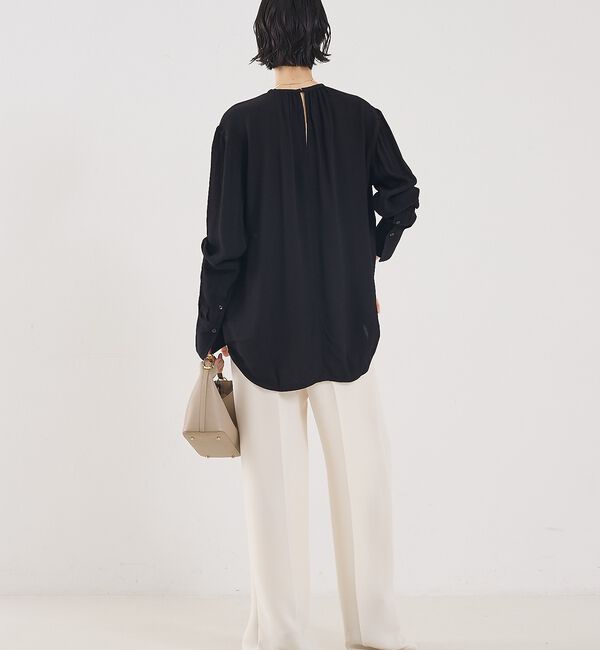 The Store by C' 「【TOTEME】ギャザーネッククレープブラウス」|シャツ・ブラウス|