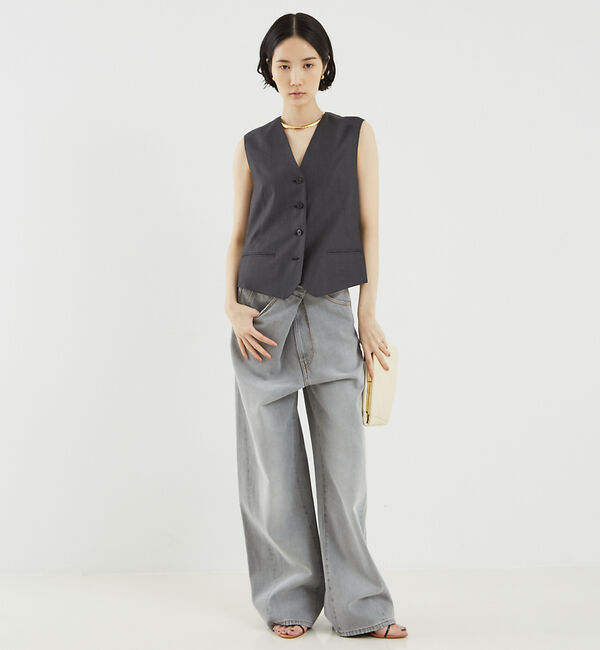 The Store by C' 「【FRANCESCO RUSSO】ダブルアンクルストラップサンダル」|サンダル|