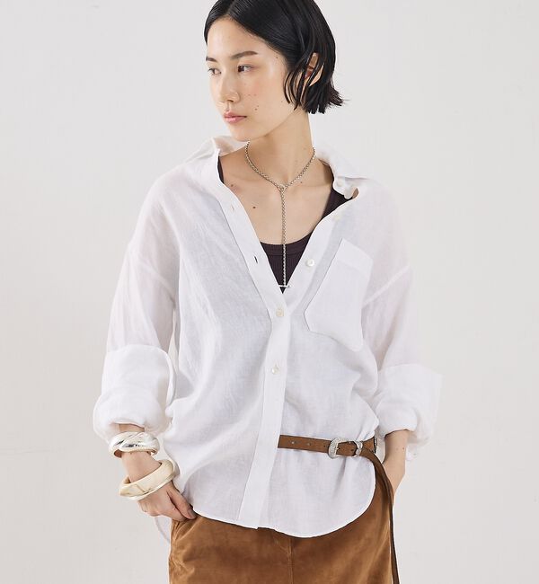 The Store by C' 「【COCUCA】リネンシャツ【予約】」|シャツ・ブラウス|