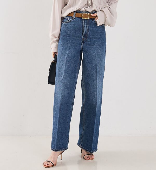 The Store by C' 「【TOTEME】WIDE LEG DENIM／ワイドレッグデニム」|デニム|インディゴ