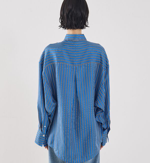 The Store by C' 「【TOTEME】OVERSIZED STRIPED SHIRT／オーバーサイズス」|シャツ・ブラウス|