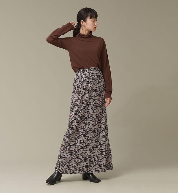 NOMINE「オリジナルプリントマーメイドマキシスカート」|スカート|