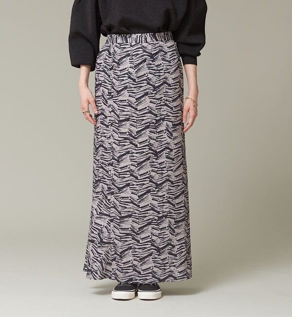 NOMINE「オリジナルプリントマーメイドマキシスカート」|スカート|