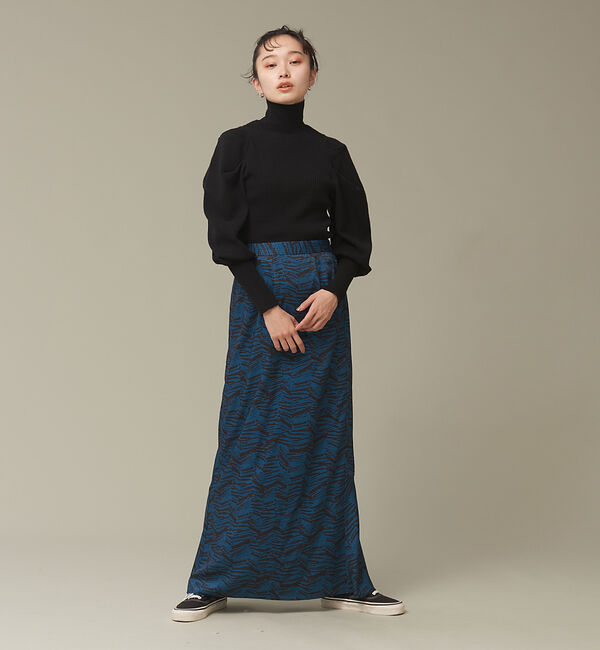 NOMINE「オリジナルプリントマーメイドマキシスカート」|スカート|