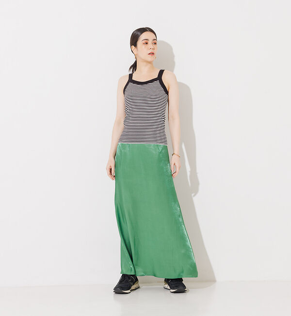 NOMINE「【セットアップ対応】スパークシャンブレーマーメイドスカート」|スカート|