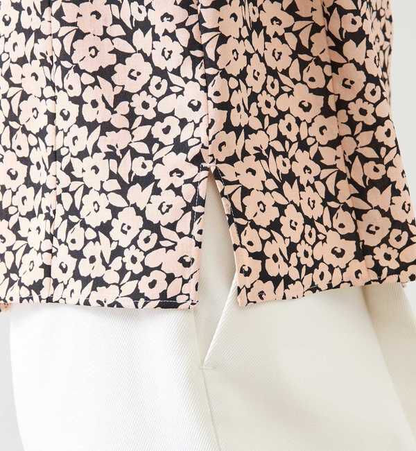 TIARA「Pansyプリントフリルブラウス」|シャツ・ブラウス|