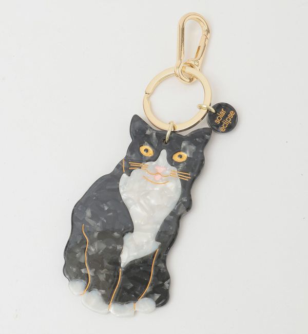 TIARA「【solar eclipse/ソーラーエクリプス】キーチェーン」|チャーム・キーホルダー|タキシードキャット