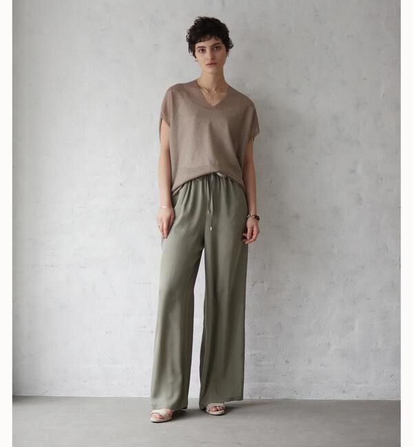 Liesse「ドロストワイドパンツ（セットアップ対応）」|その他|