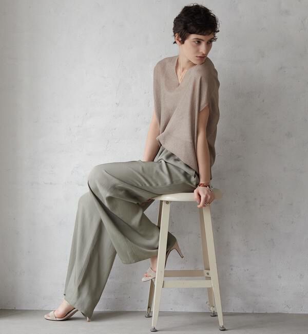 Liesse「ドロストワイドパンツ（セットアップ対応）」|その他|