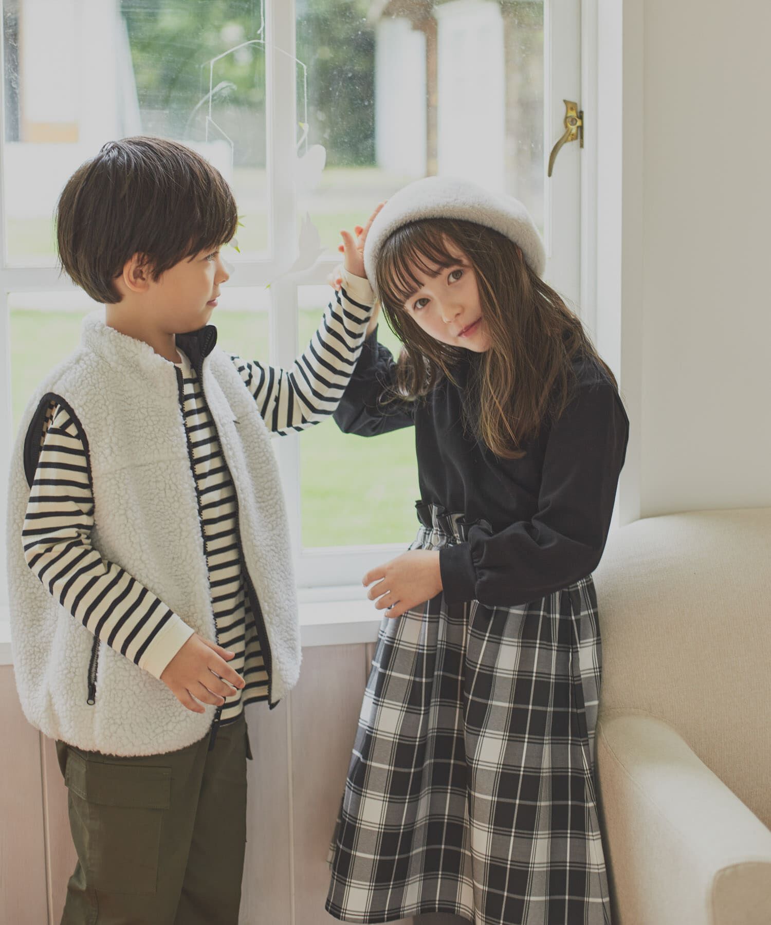 URBAN RESEARCH DOORS「ドロストドッキングワンピース(KIDS)」|ワンピース|