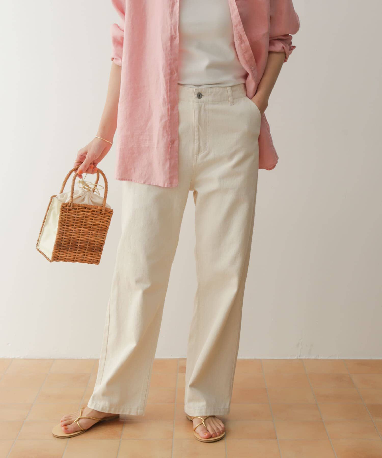 URBAN RESEARCH DOORS「デニムワイドパンツ」|デニム|