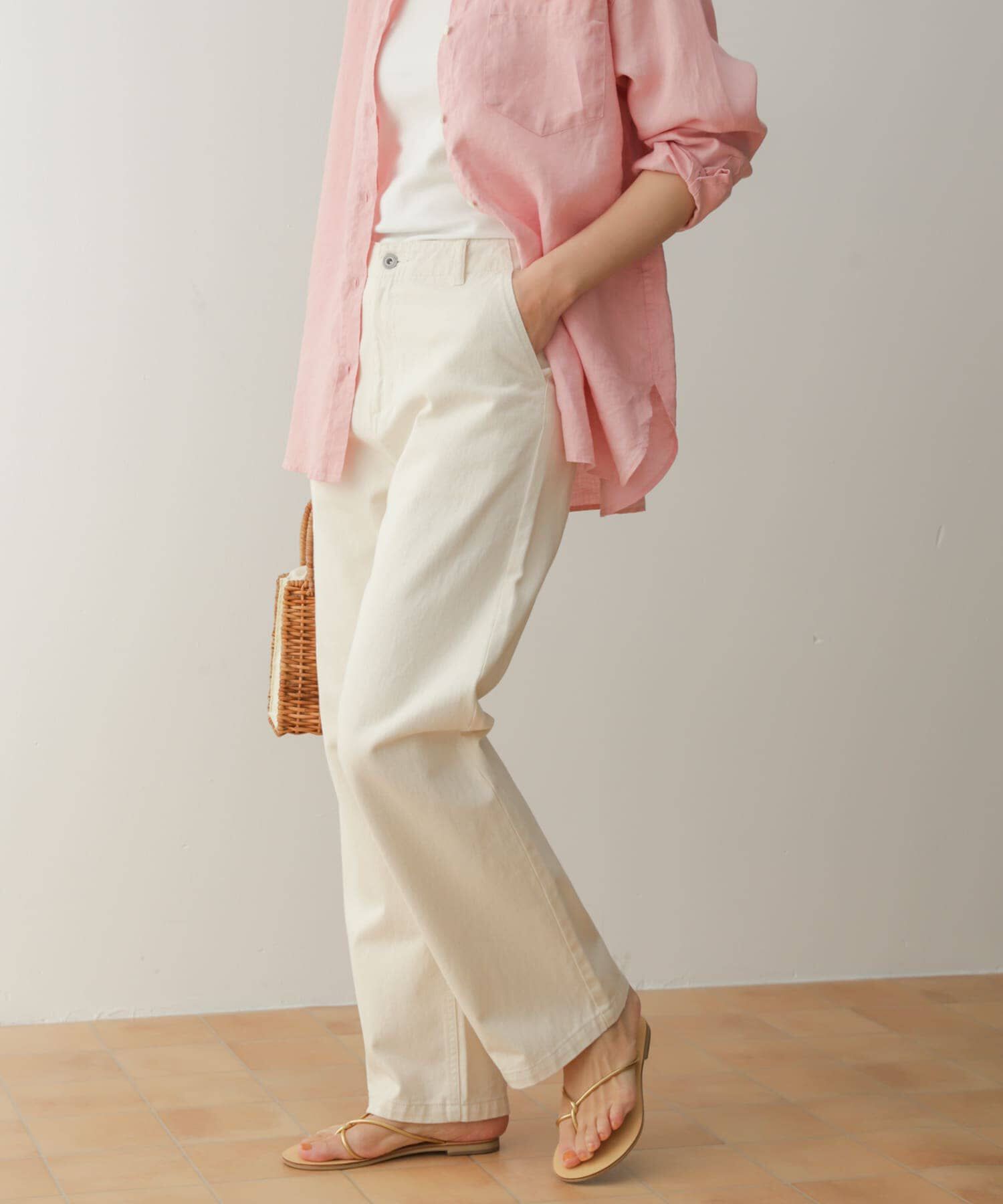 URBAN RESEARCH DOORS「デニムワイドパンツ」|デニム|