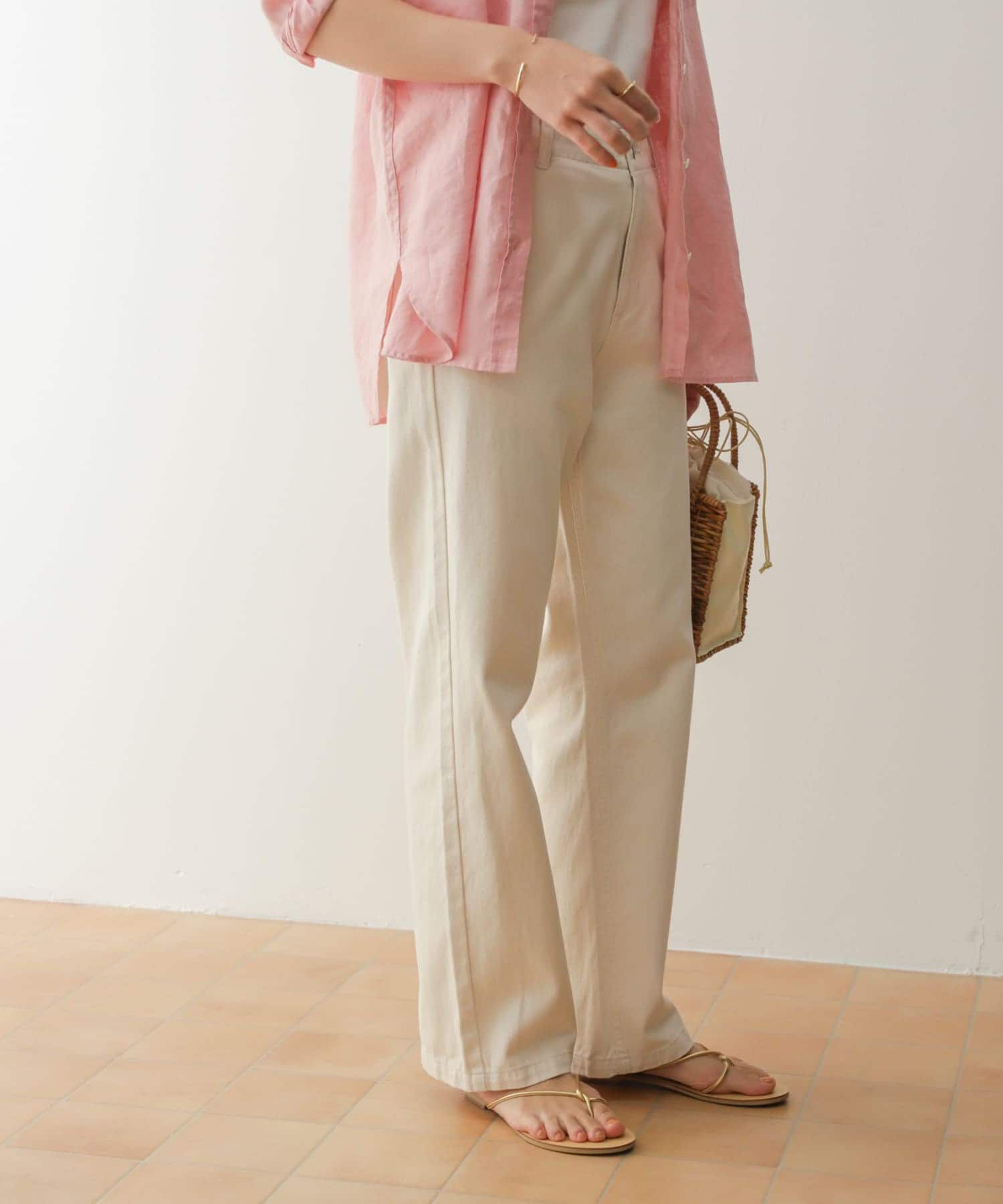 URBAN RESEARCH DOORS「デニムワイドパンツ」|デニム|