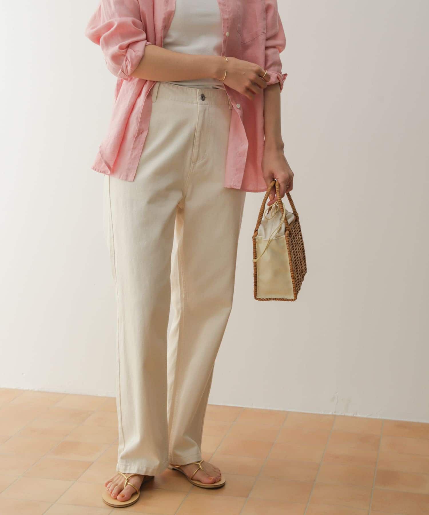 URBAN RESEARCH DOORS「デニムワイドパンツ」|デニム|