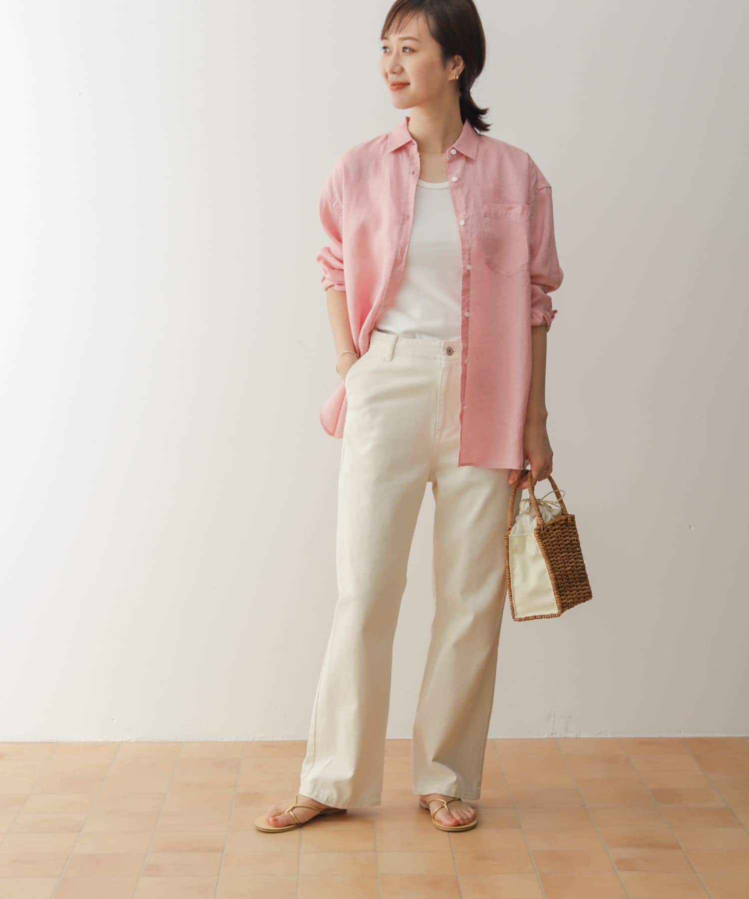 URBAN RESEARCH DOORS「デニムワイドパンツ」|デニム|