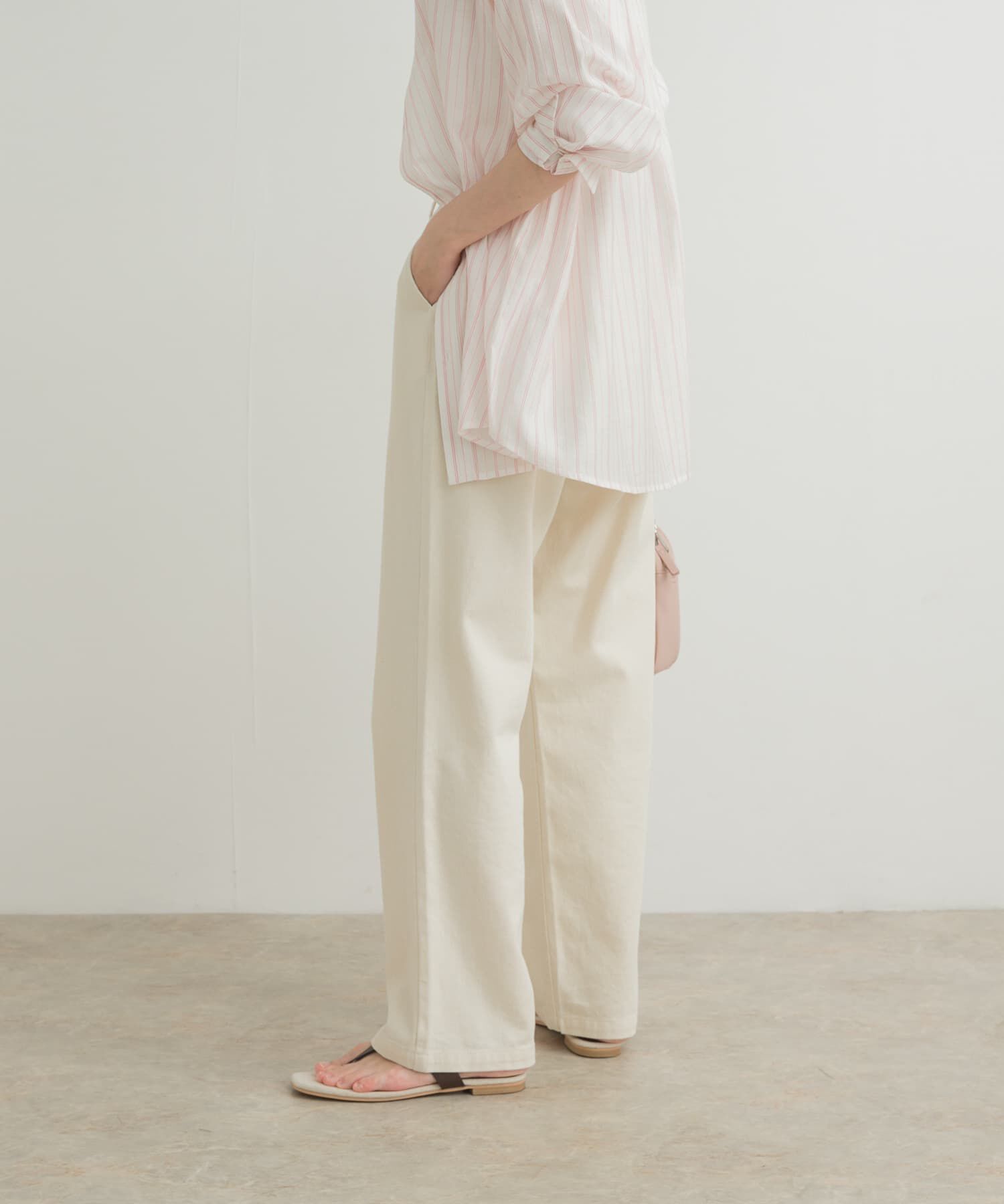 URBAN RESEARCH DOORS「デニムワイドパンツ」|デニム|