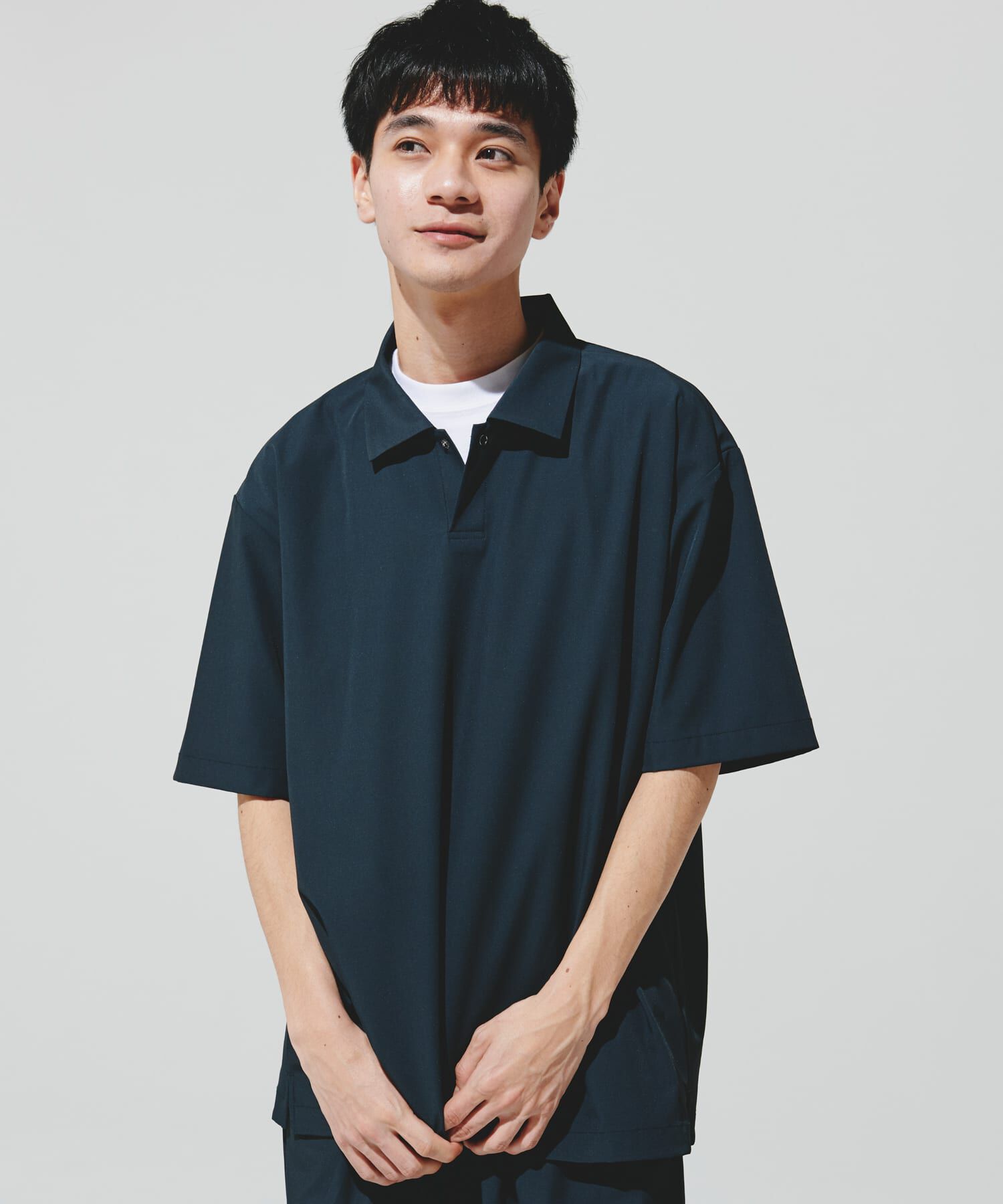 URBAN RESEARCH DOORS「『UR TECH』サマシェア ポロシャツ」|ポロシャツ|