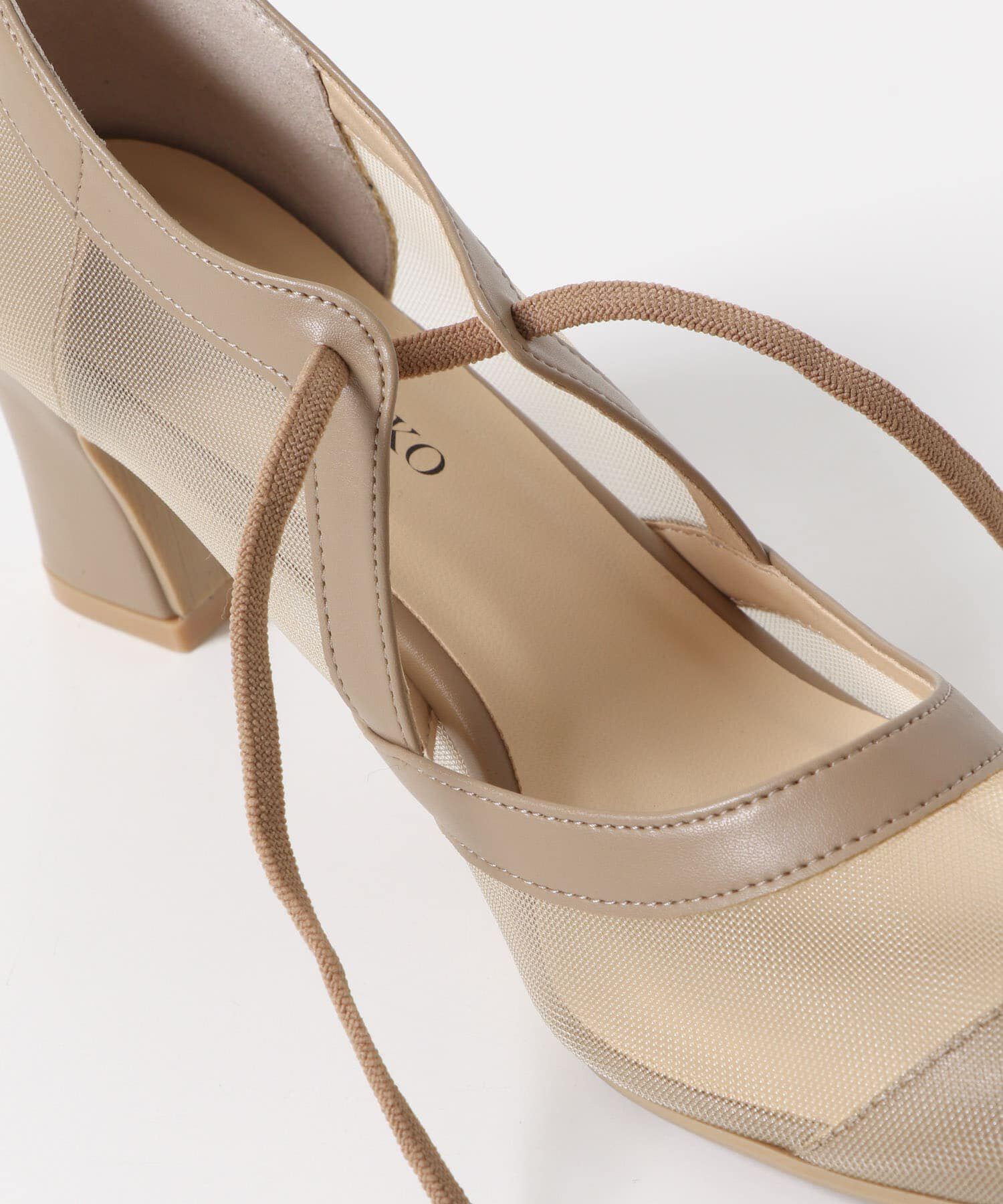 RODE SKO「『MADE IN JAPAN』チャンキーヒールリボンパンプス」|パンプス|