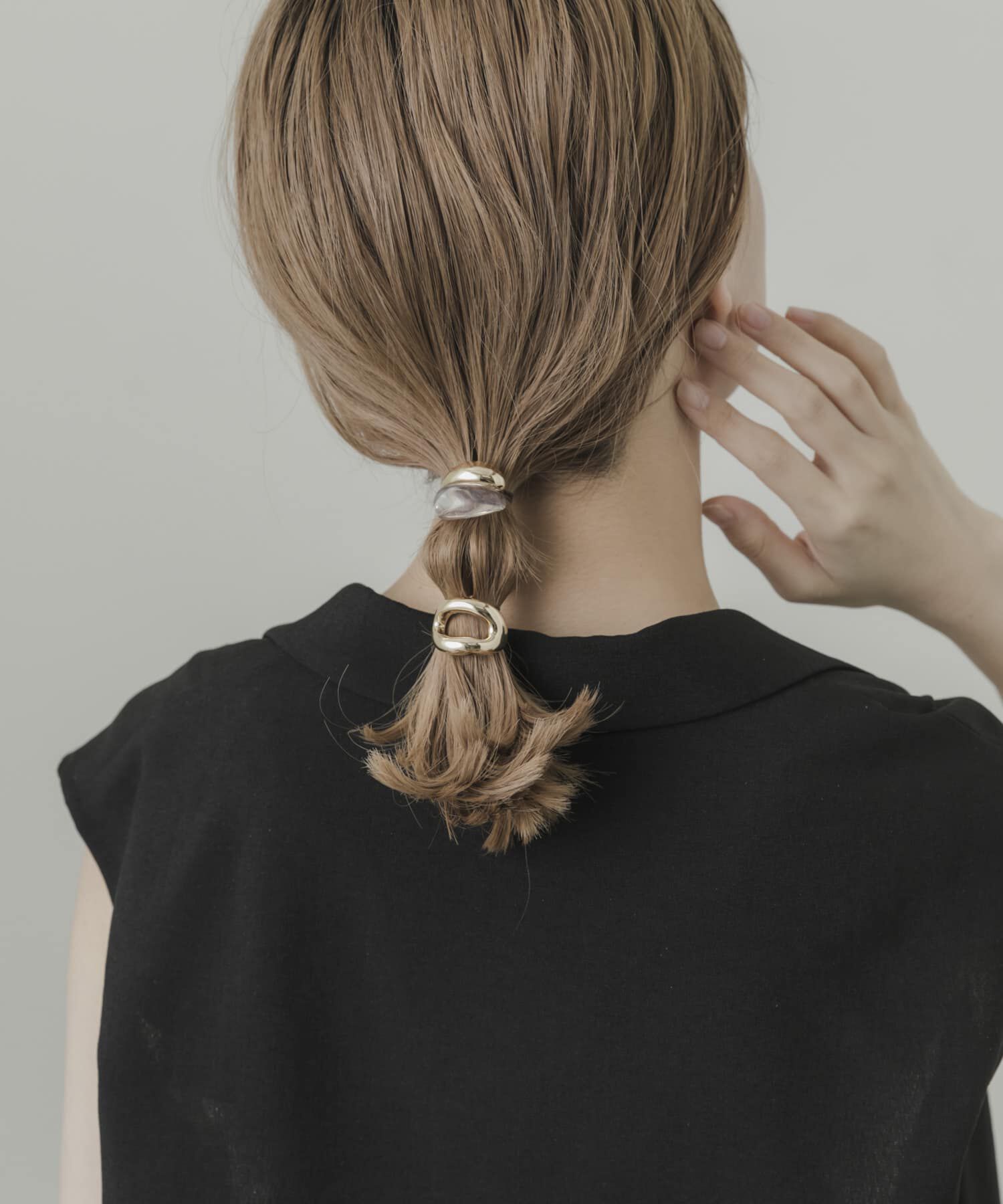 SMELLY「『WEB/一部店舗限定』メタルクリアニュアンスカーブヘアカフセット」|その他|