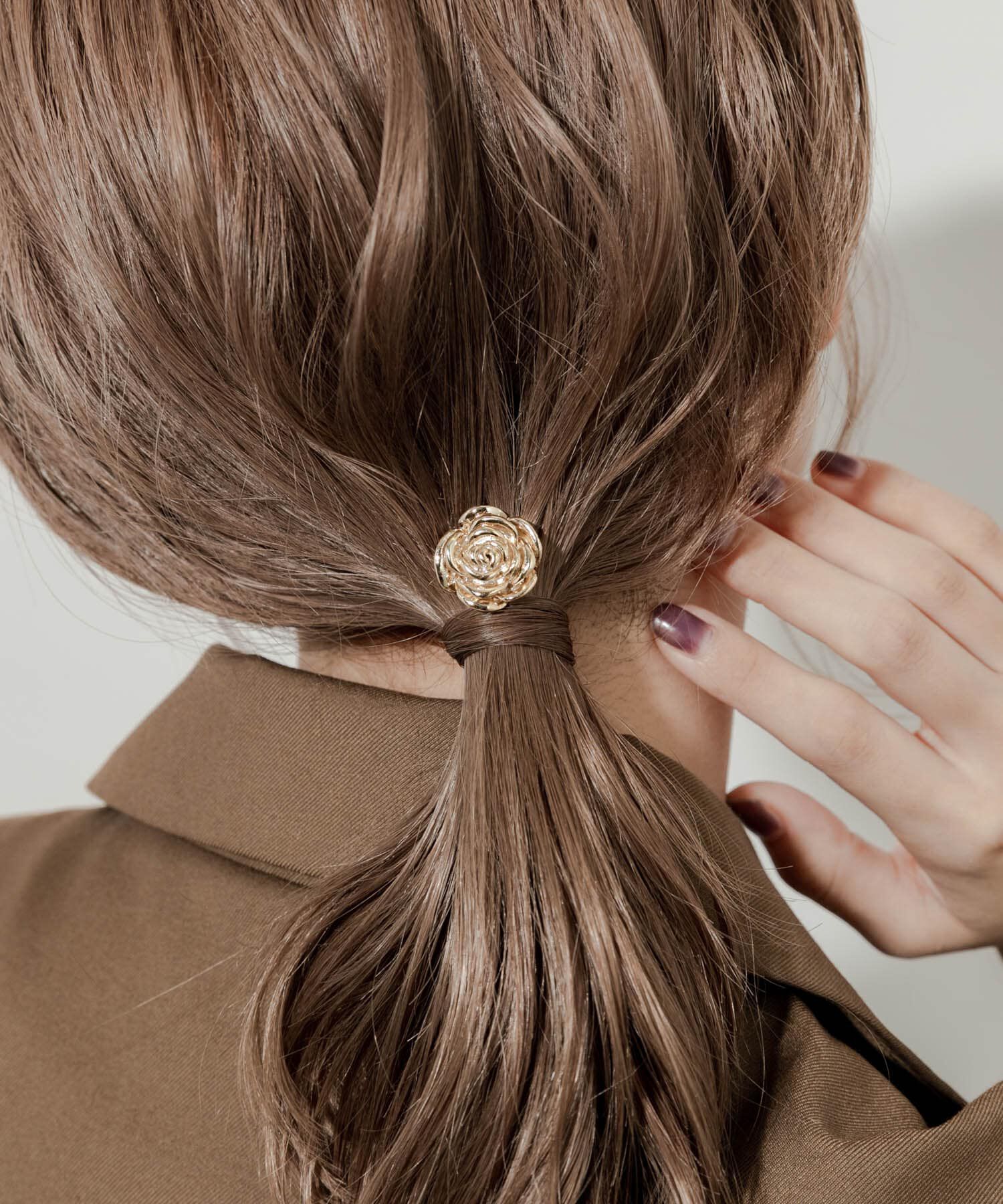 SMELLY「メタルローズモチーフヘアカフ」|その他|