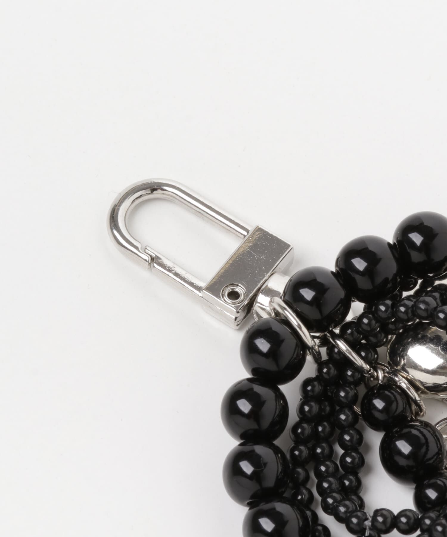 SMELLY「ビーズメタルハートキーチェーン」|チャーム・キーホルダー|