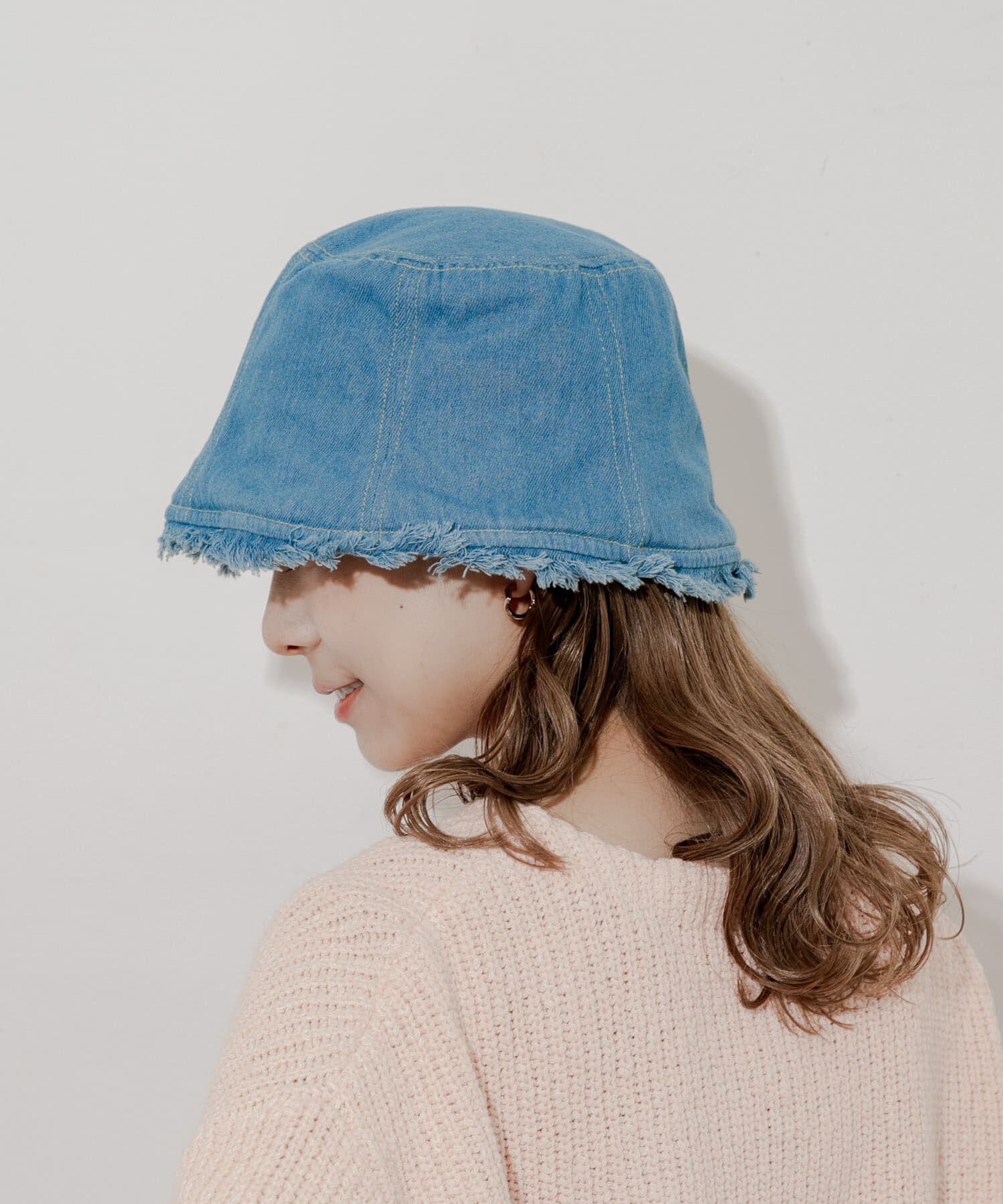 SMELLY「デニムフリンジハット」|ハット|