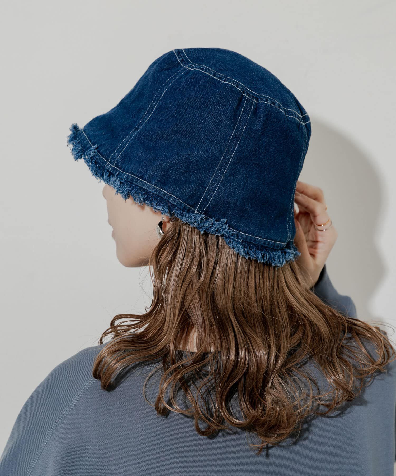 SMELLY「デニムフリンジハット」|ハット|