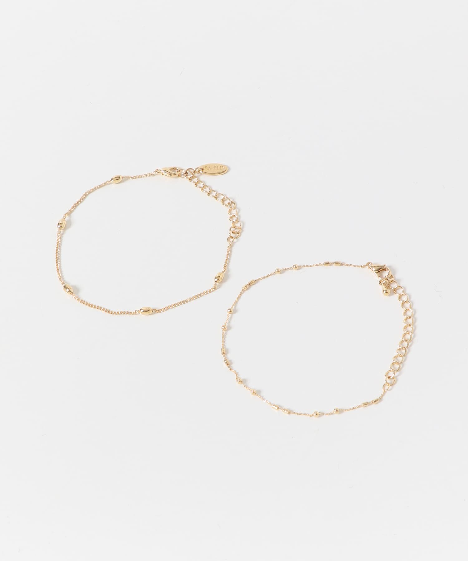 SMELLY「ボールチェーン2セットブレスレット」|ブレスレット・バングル|