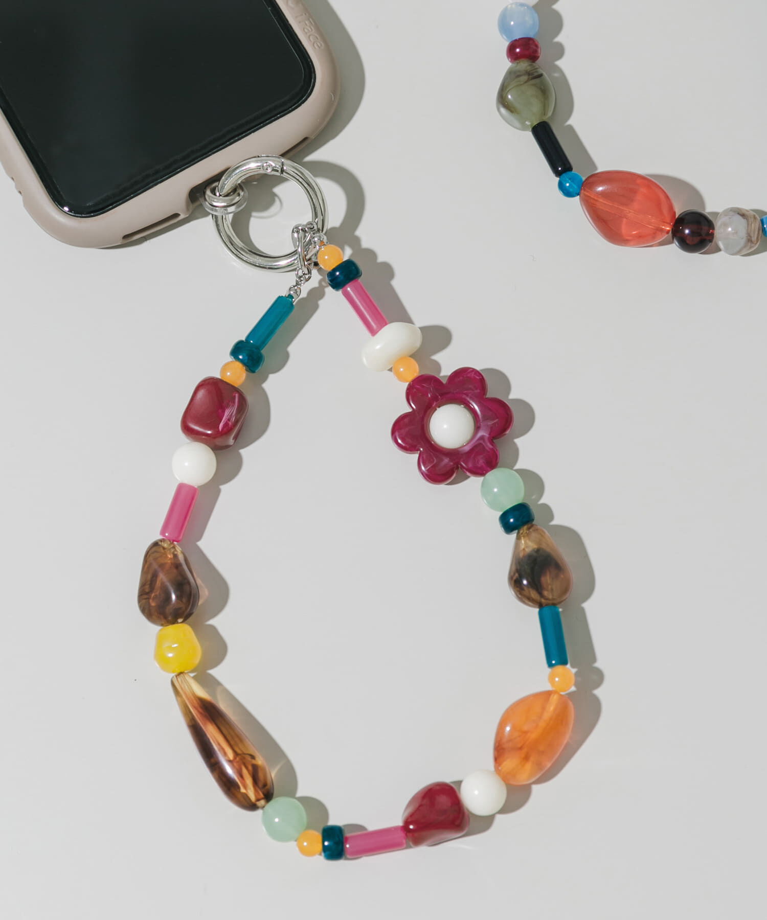 SMELLY「カラフルモチーフループキーチェーン」|チャーム・キーホルダー|
