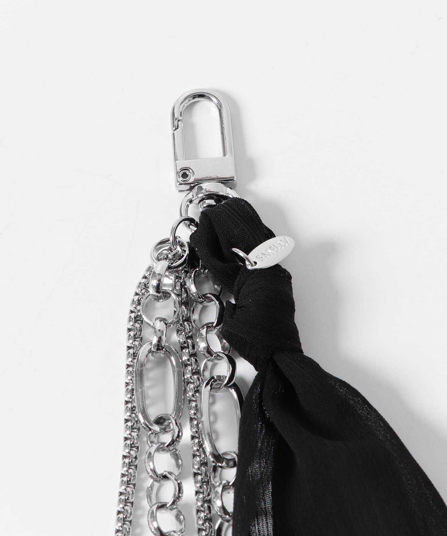 SMELLY「メタルパーツリボンキーチェーン」|チャーム・キーホルダー|