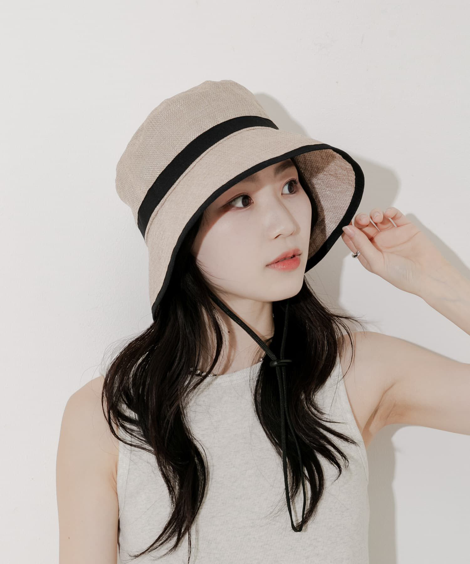 SMELLY「ジュートライクパイピングハット」|ハット|