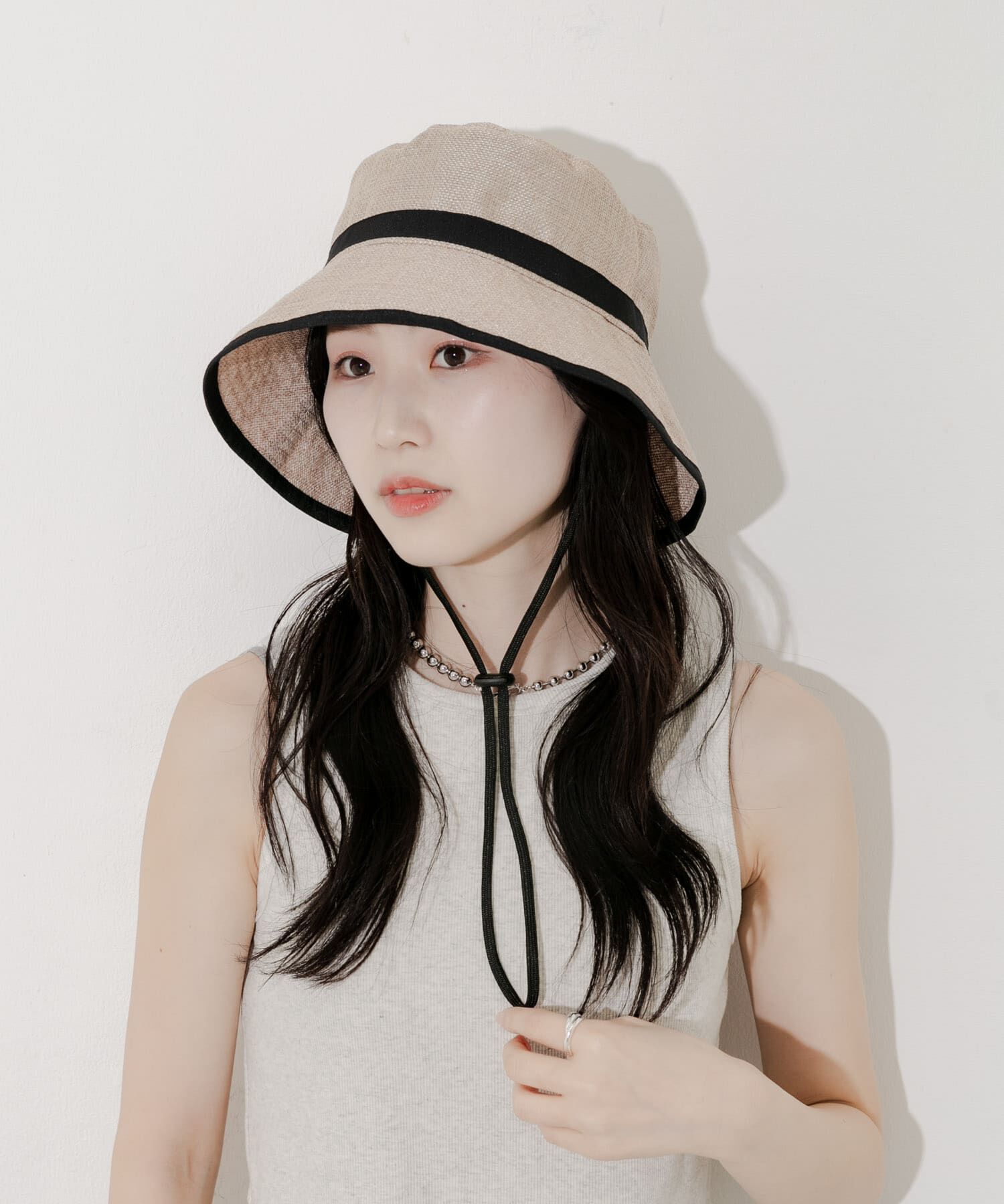 SMELLY「ジュートライクパイピングハット」|ハット|