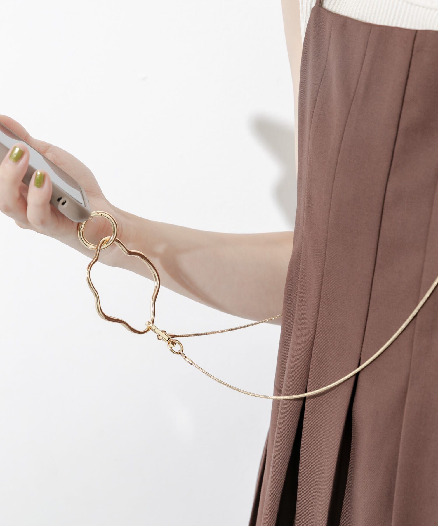 SMELLY「スネークチェーンマルチショルダー」|モバイルケース|