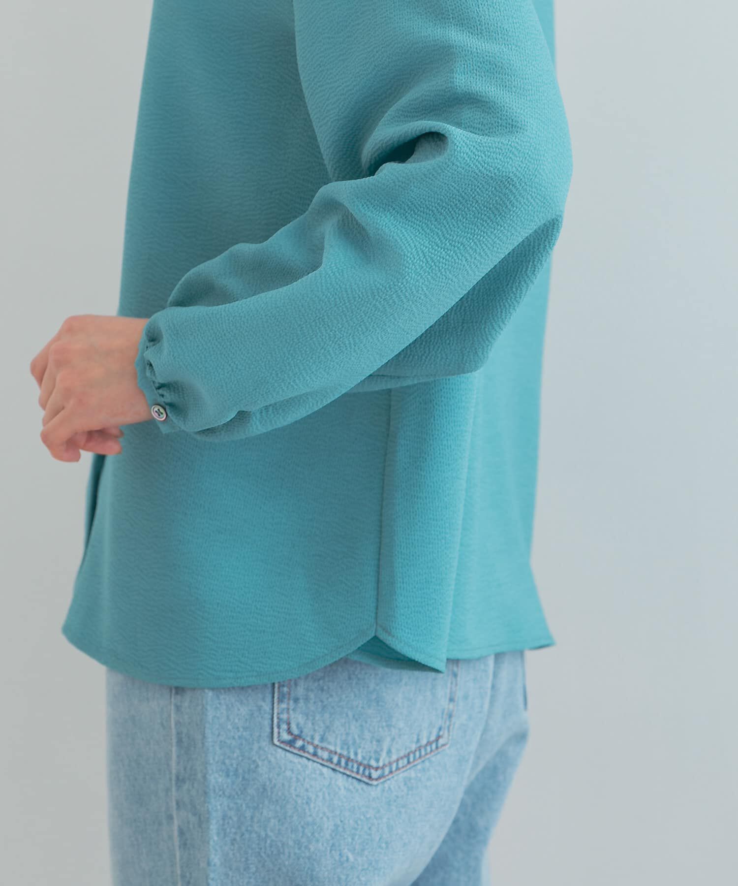 URBAN RESEARCH ROSSO「楊柳フリルブラウス」|シャツ・ブラウス|