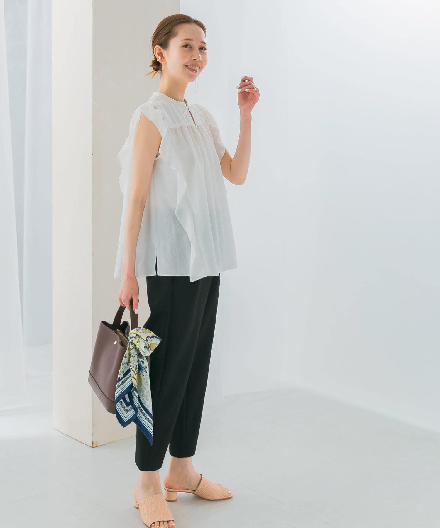 URBAN RESEARCH ROSSO「フリルブラウス」|シャツ・ブラウス|