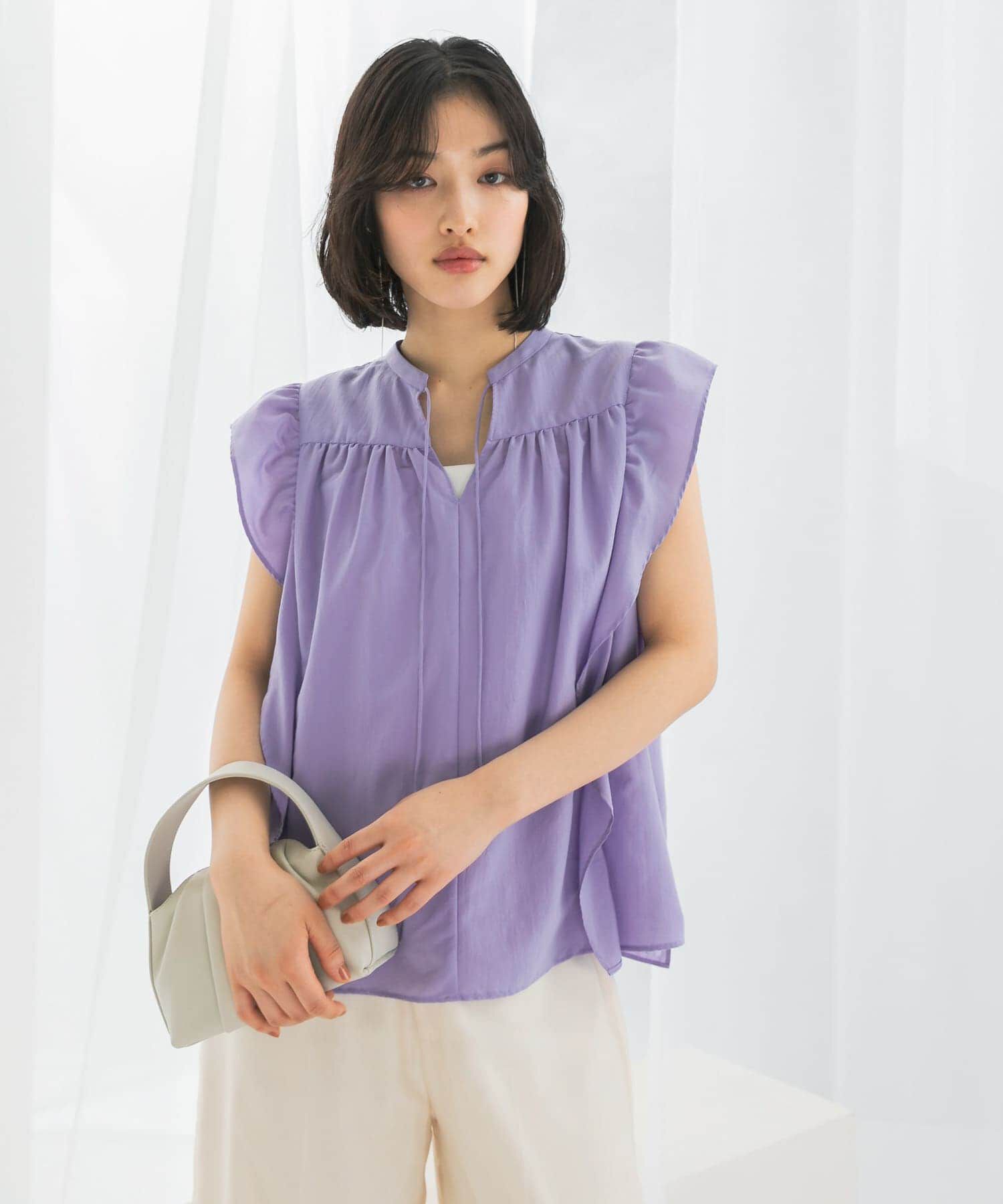 URBAN RESEARCH ROSSO「フリルブラウス」|シャツ・ブラウス|