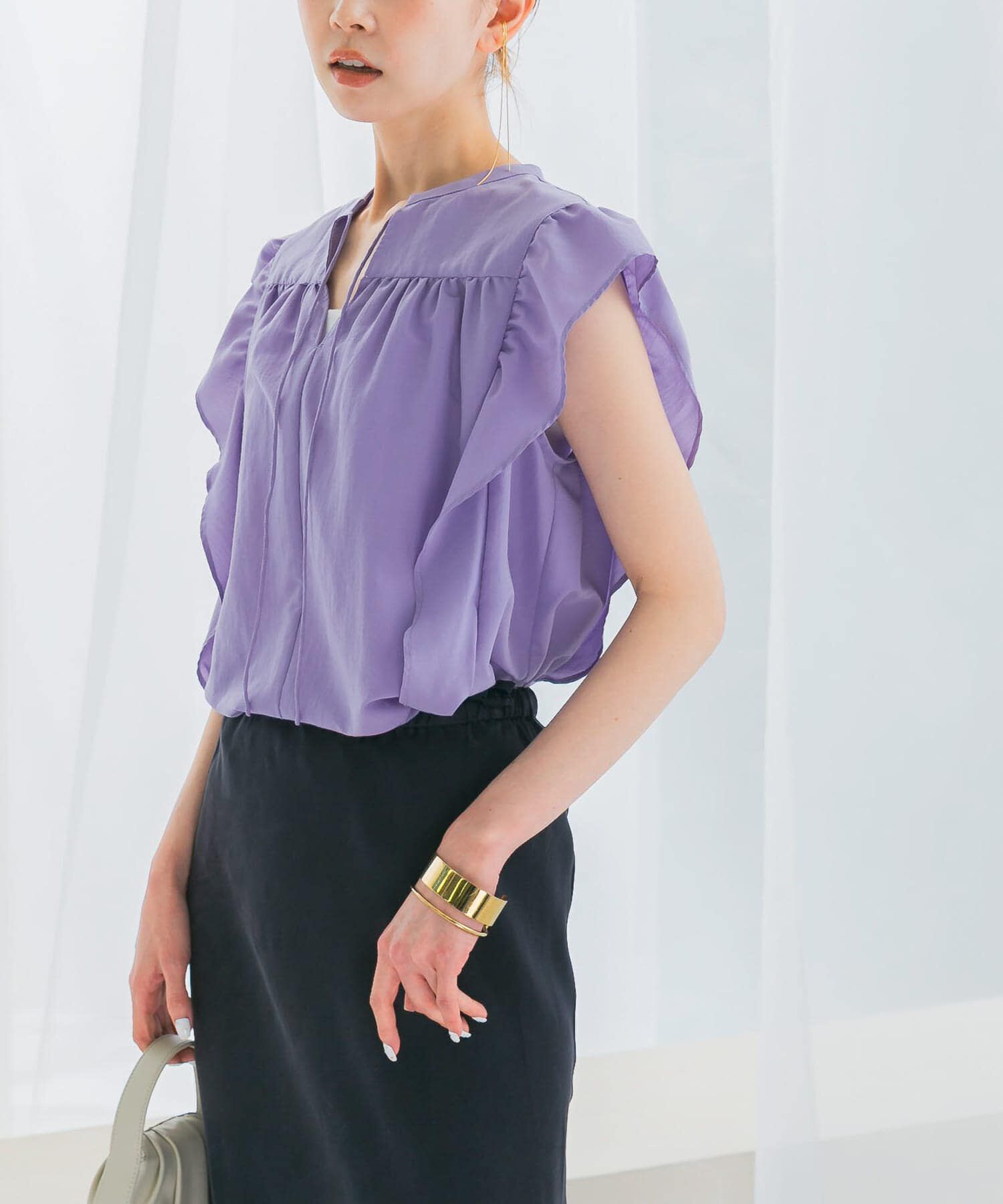 URBAN RESEARCH ROSSO「フリルブラウス」|シャツ・ブラウス|