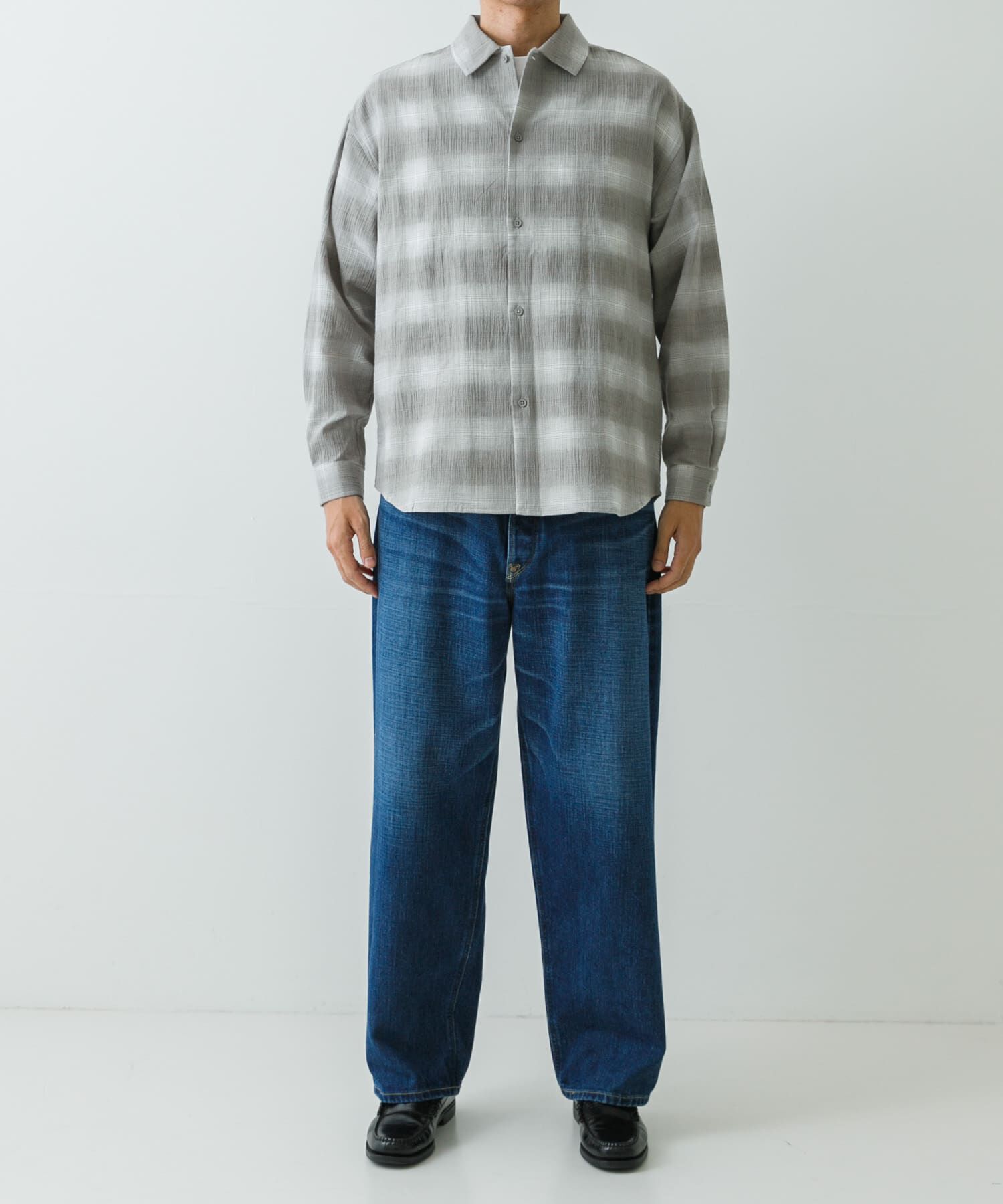 URBAN RESEARCH「オンブレーチェックシャツ」|シャツ・ブラウス|