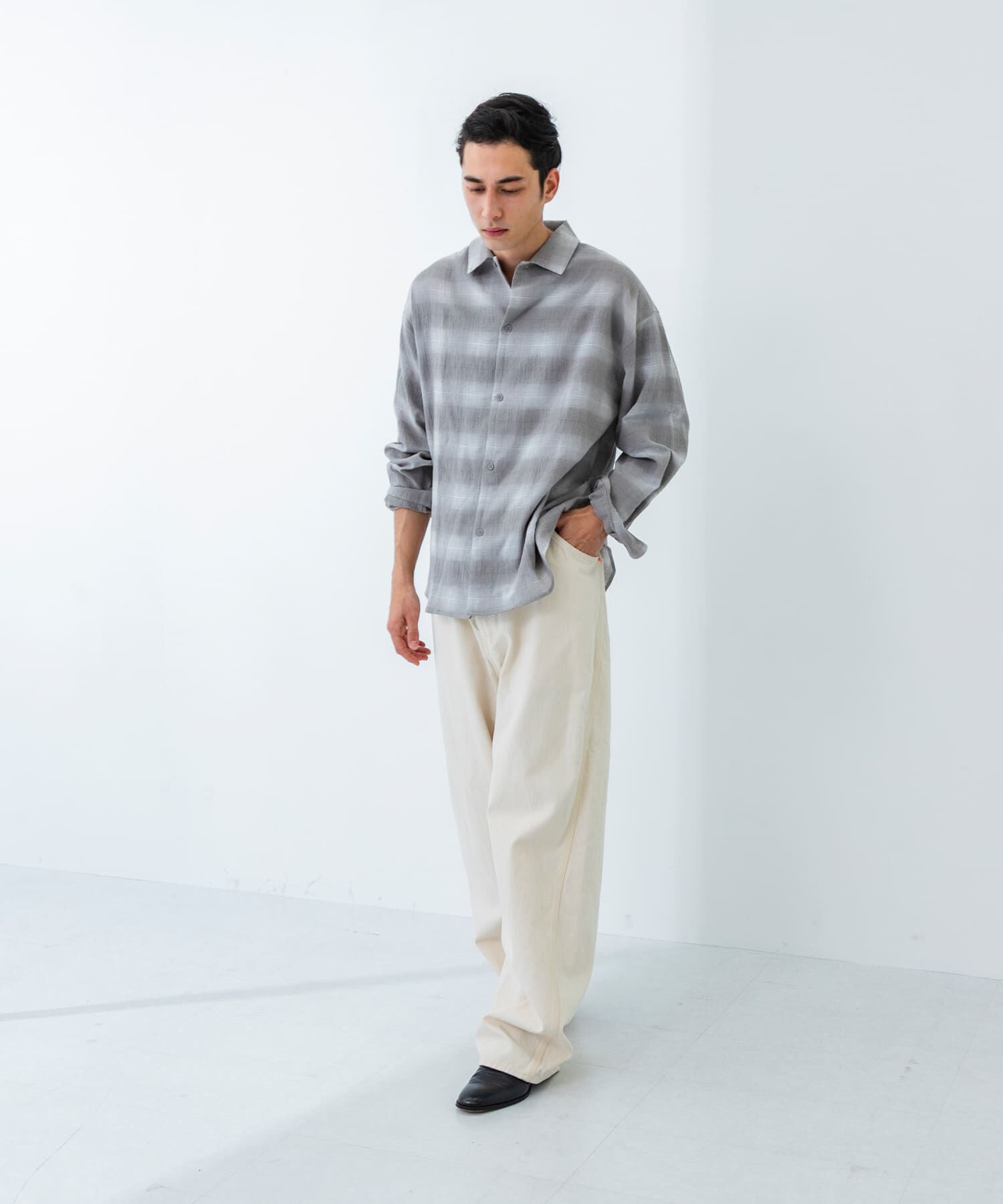 URBAN RESEARCH「オンブレーチェックシャツ」|シャツ・ブラウス|