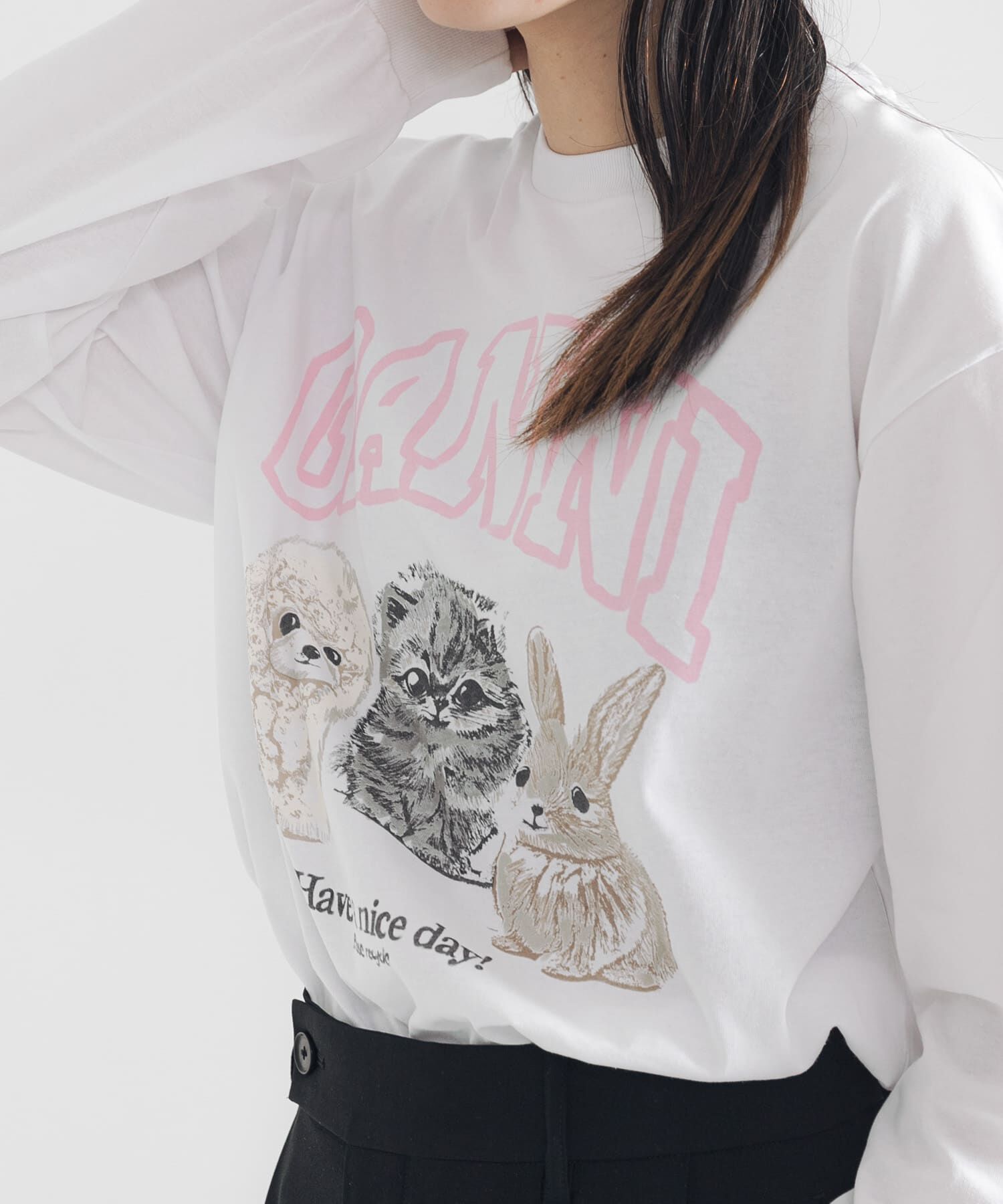 URBAN RESEARCH「GANNI　Re-cutHeavy JerseyAnimals」|Tシャツ・カットソー|