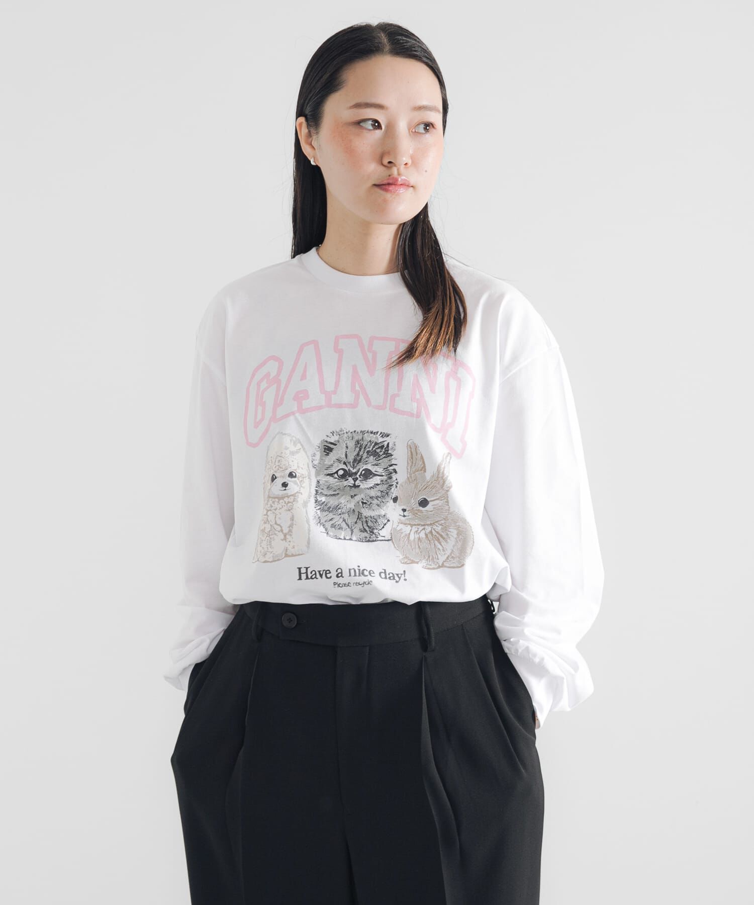 URBAN RESEARCH「GANNI　Re-cutHeavy JerseyAnimals」|Tシャツ・カットソー|