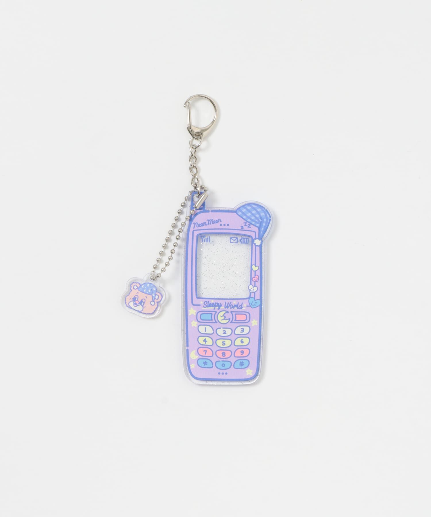 SMELLY「『WEB/一部店舗限定』NEONMOON　Phone KEY HOLDER」|チャーム・キーホルダー|